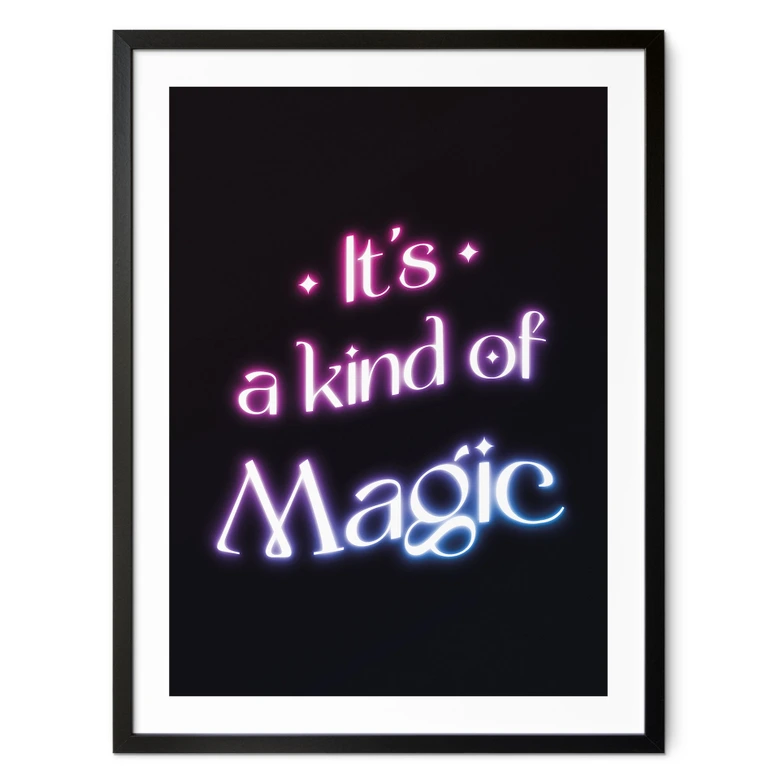 Poster Songtext - It's a kind of magic 