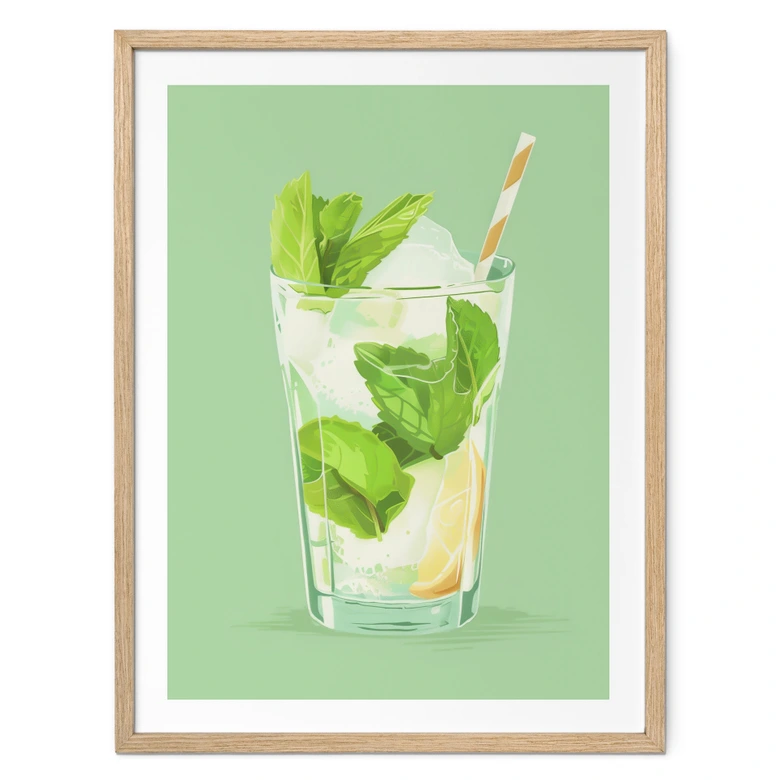 Plakat Summer Mojito Vibes | Do kuchni i jadalni - Jolly and Dash 