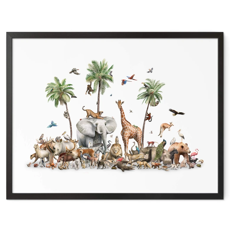 Poster Kikki Belle - Animal Party 
