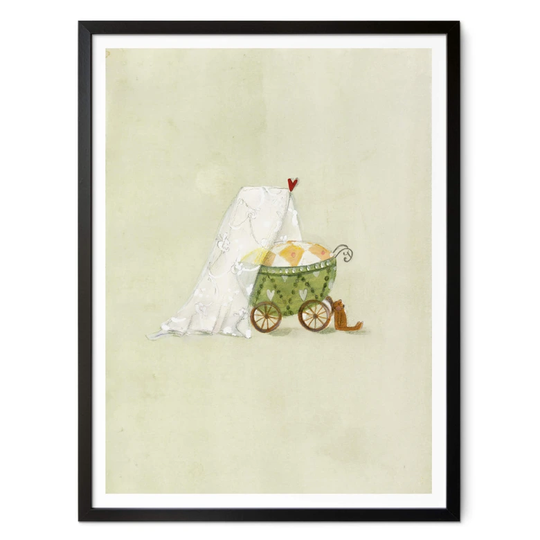 Poster Leffler - Wiegenglück 