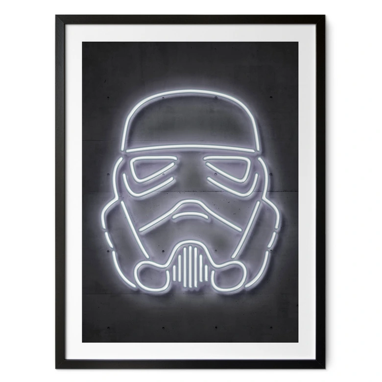 Stormtrooper helm Poster - Mielu 