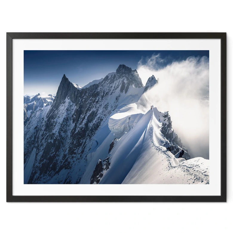 Poster Gipfel des Mont Blanc - Nienartowicz 