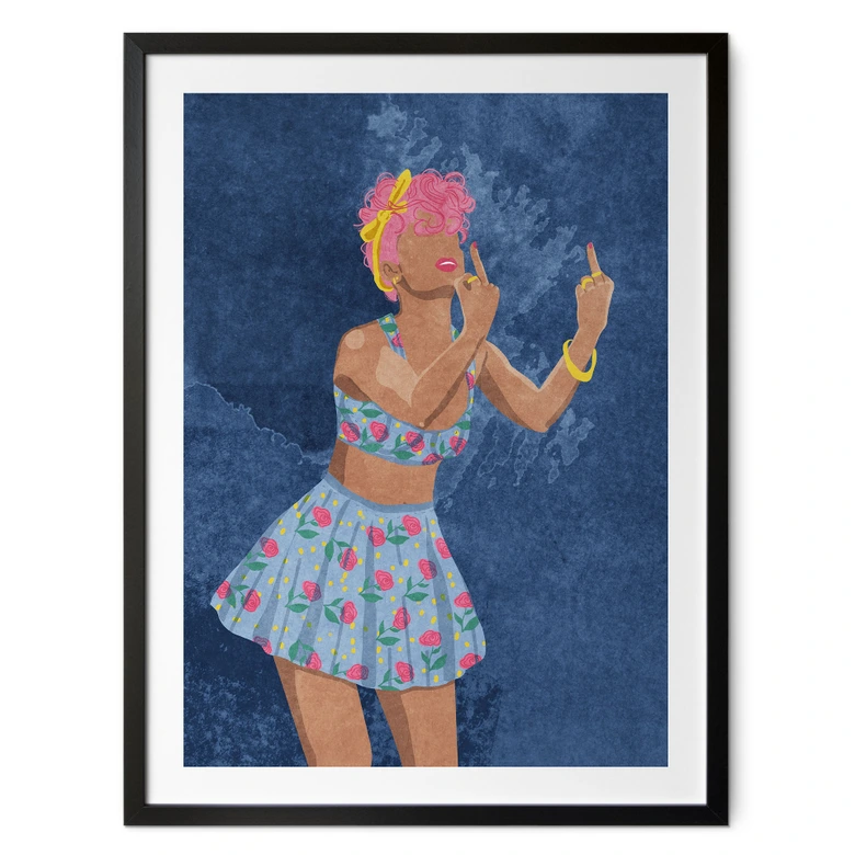 Poster Rockabilly Girl: Not your girl - Oltmanns 