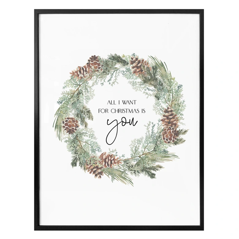 Poster All I want for Christmas is you 