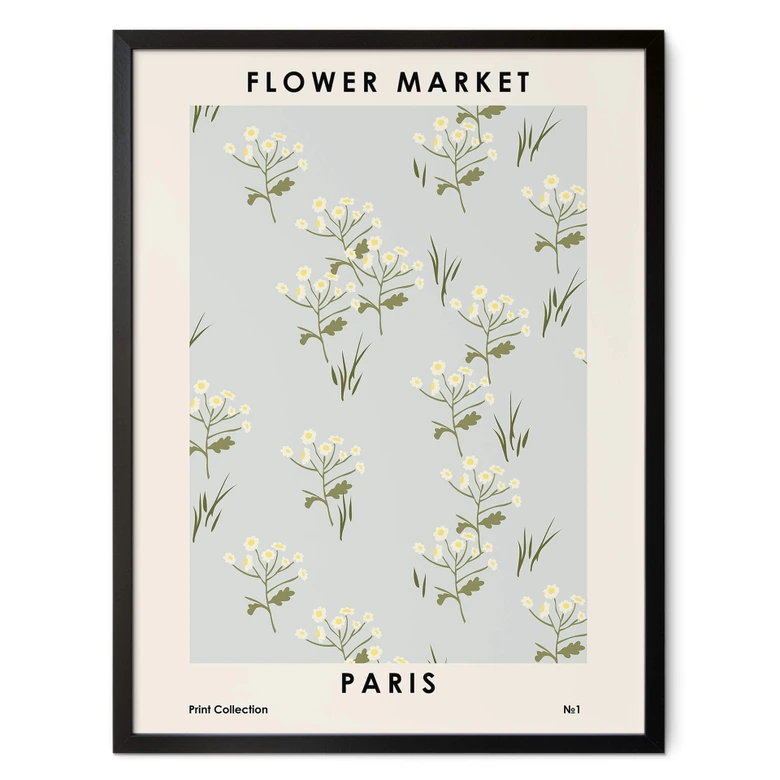 Poster NKTN - Flower Market Paris 