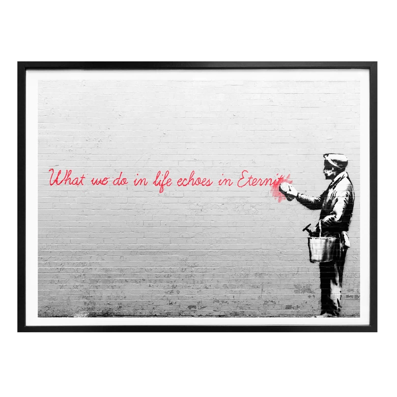 Poster Banksy - Ekon i evigheten 