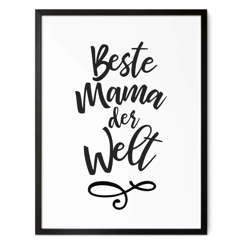Poster Beste Mama der Welt 