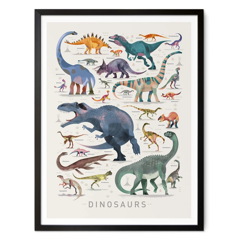 Poster Braun - Dinosaurs Part 2 