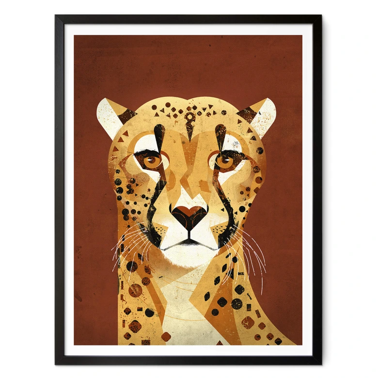 Poster Braun - Gepard 
