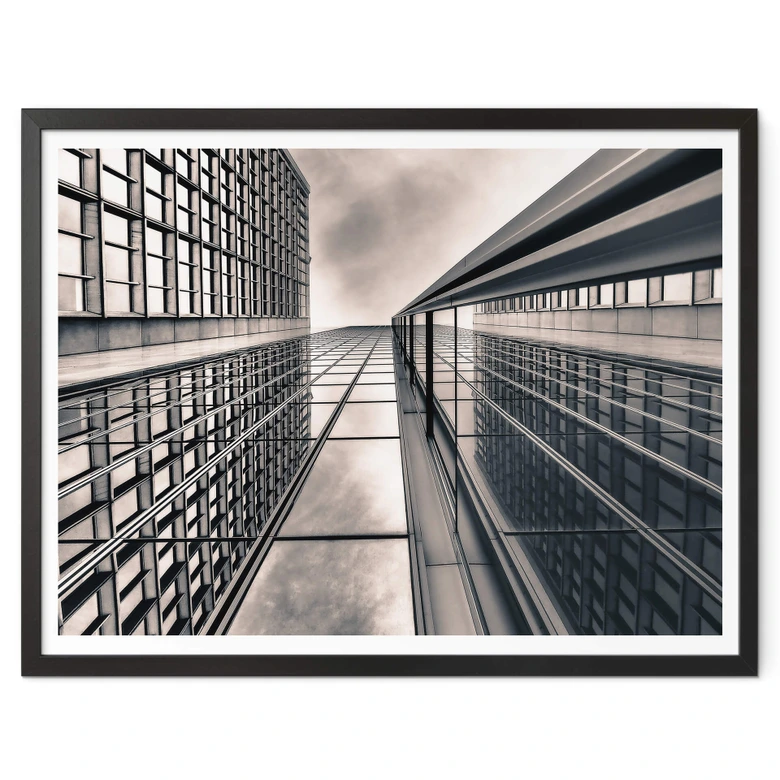 Poster Brown - Wolkenkratzer 
