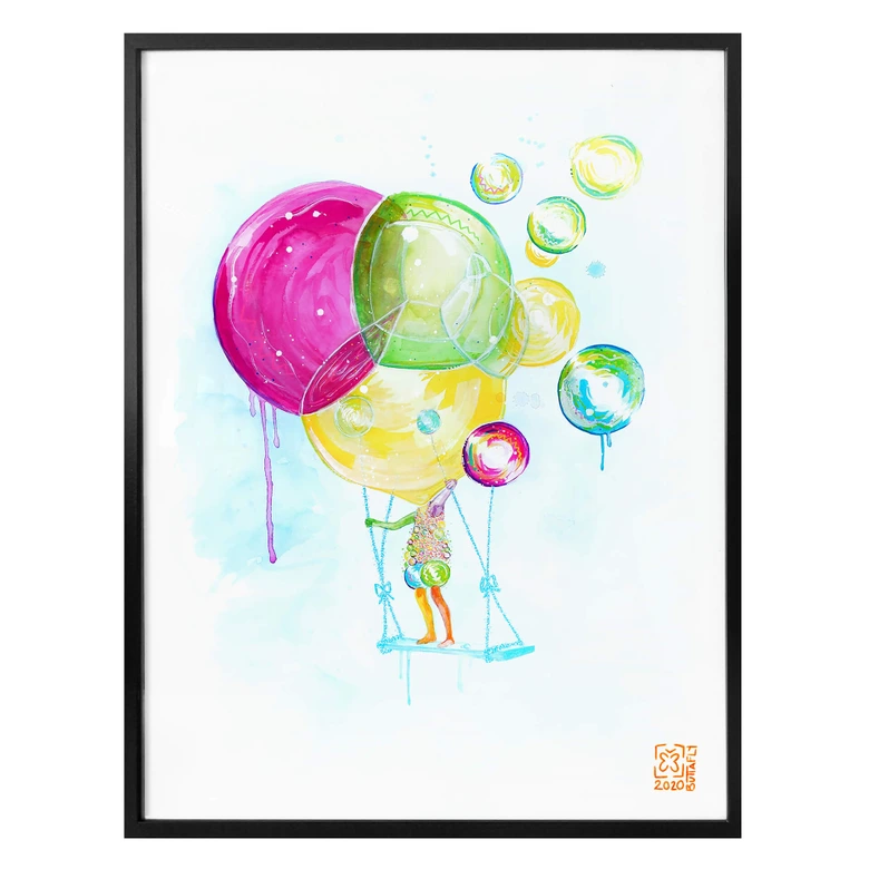 Póster Buttafly - Pensamientos voladores 