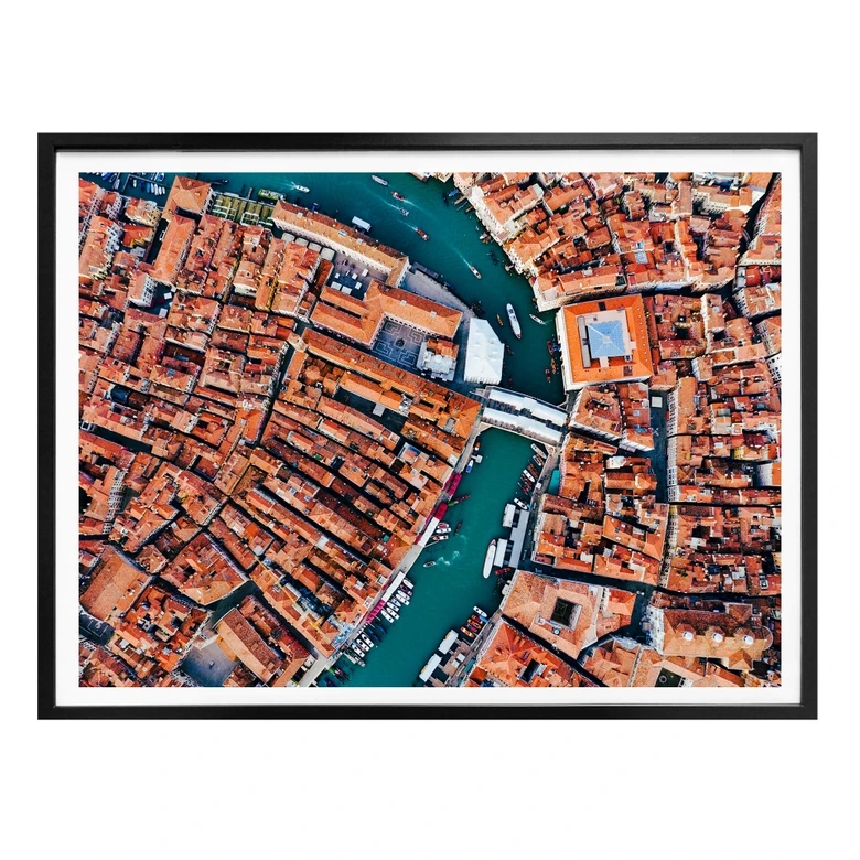 Poster Colombo - Venedig von oben 