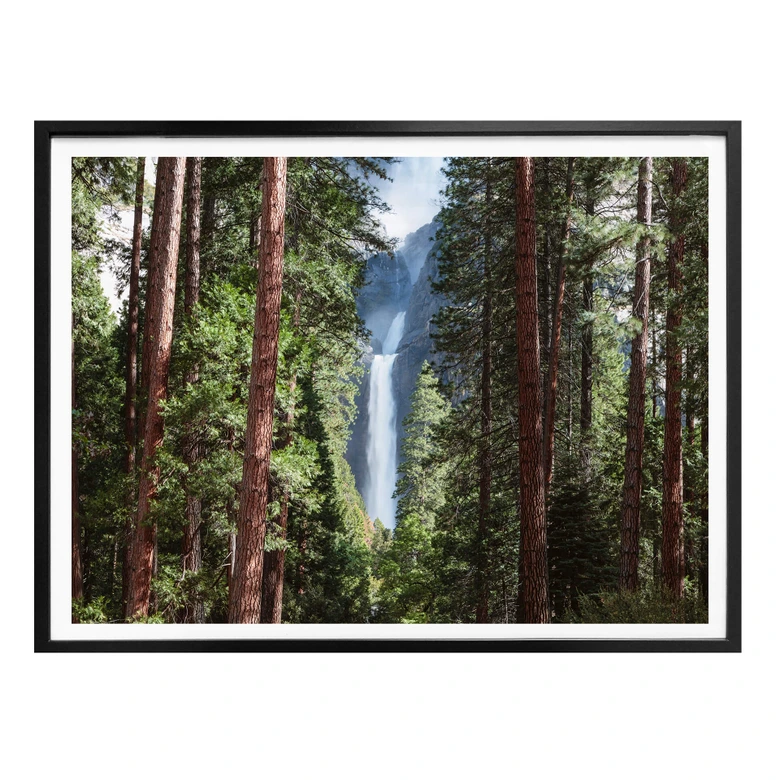 Poster Colombo - Wasserfall im Wald 