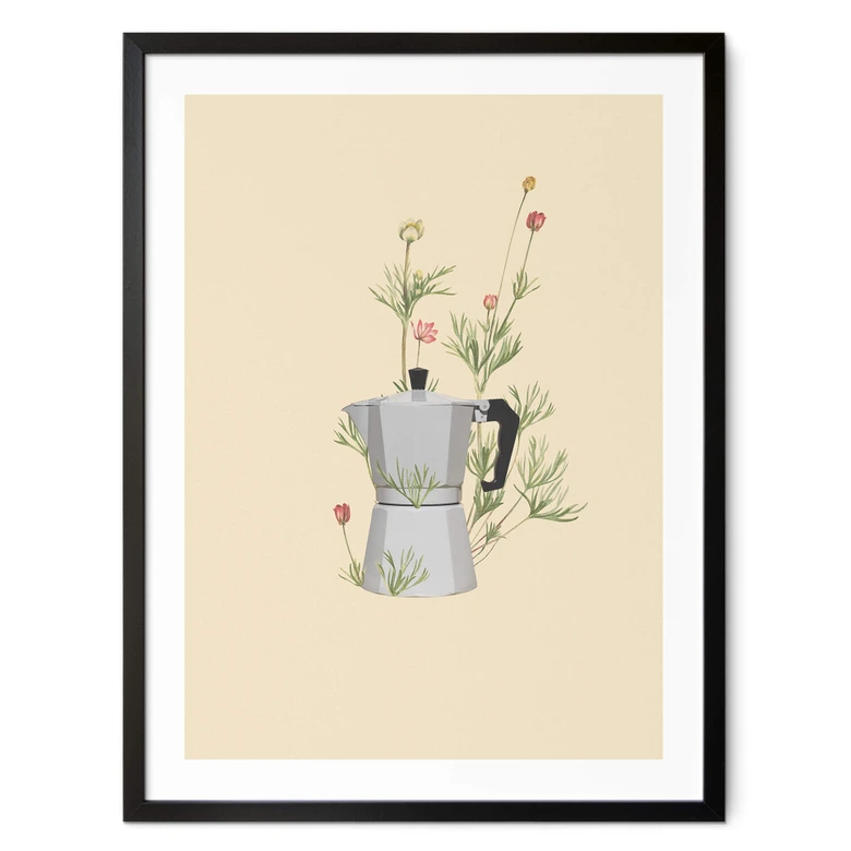 Poster Frida Floral Studio - Flower Coffee 