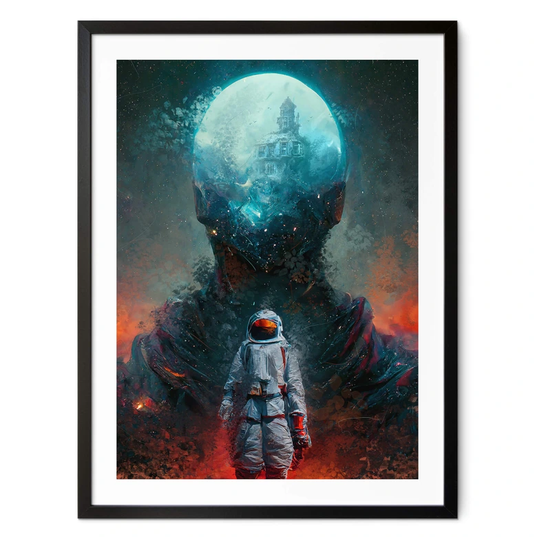 Poster Heine - Astronaute en voyage - Astro Cruise 