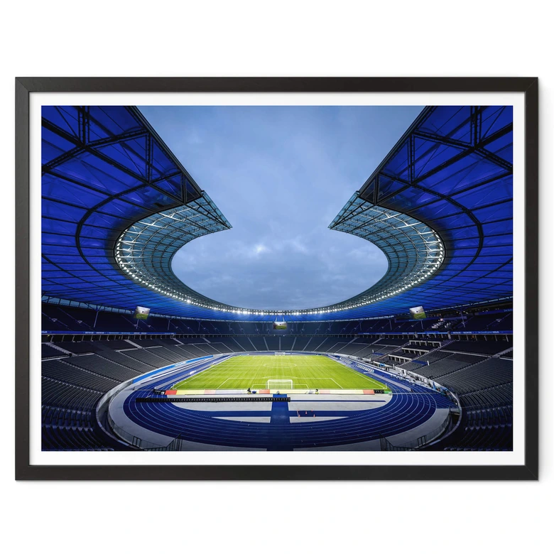 Poster Hertha BSC Blaues Olympiastadion 