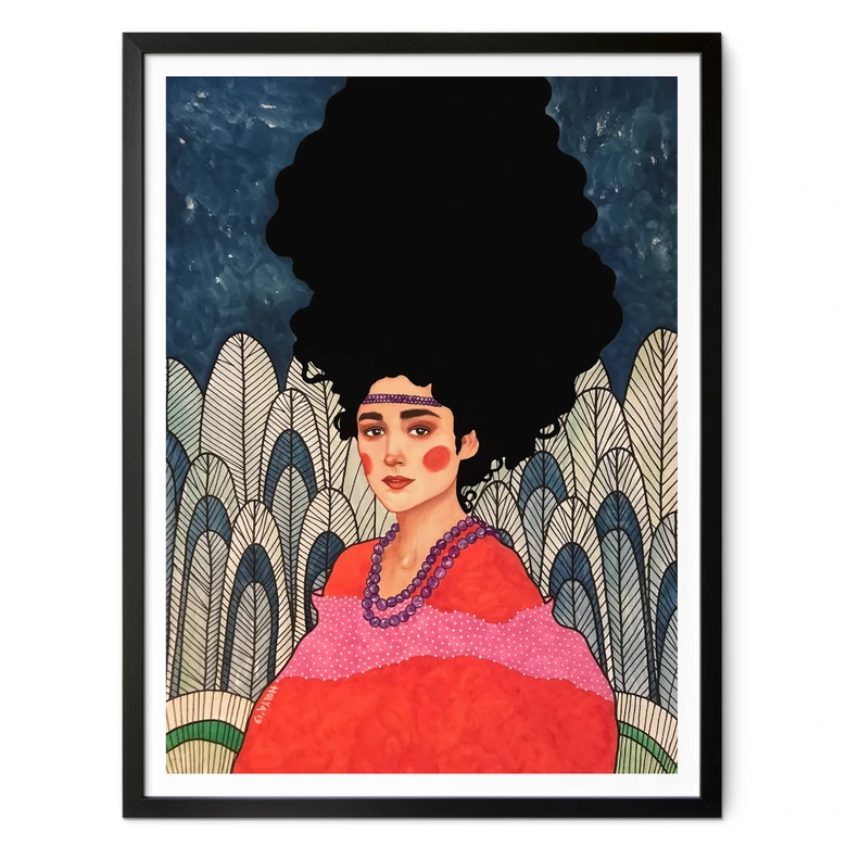 Poster Hülya - Tu sens mon regard 