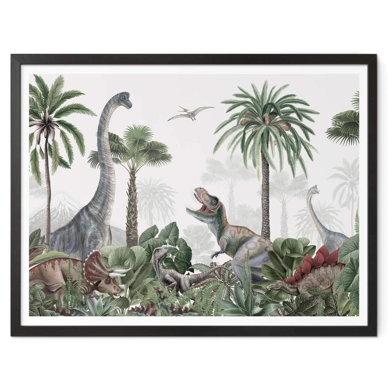 Poster Kikki Belle - Les aventures des dinosaures 