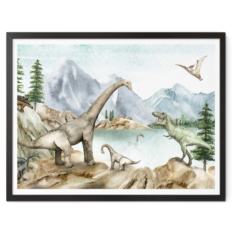 Poster Kikki Belle - Dino World 