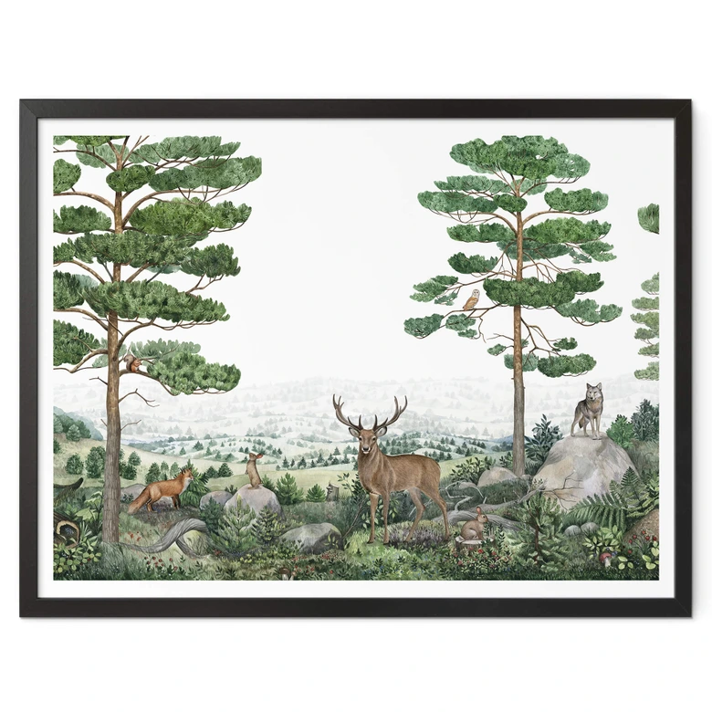 Poster Kikki Belle - Animal Adventure 