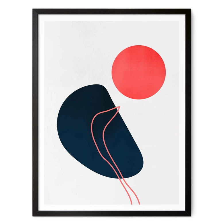 Poster Kubistika - Abstraktion 