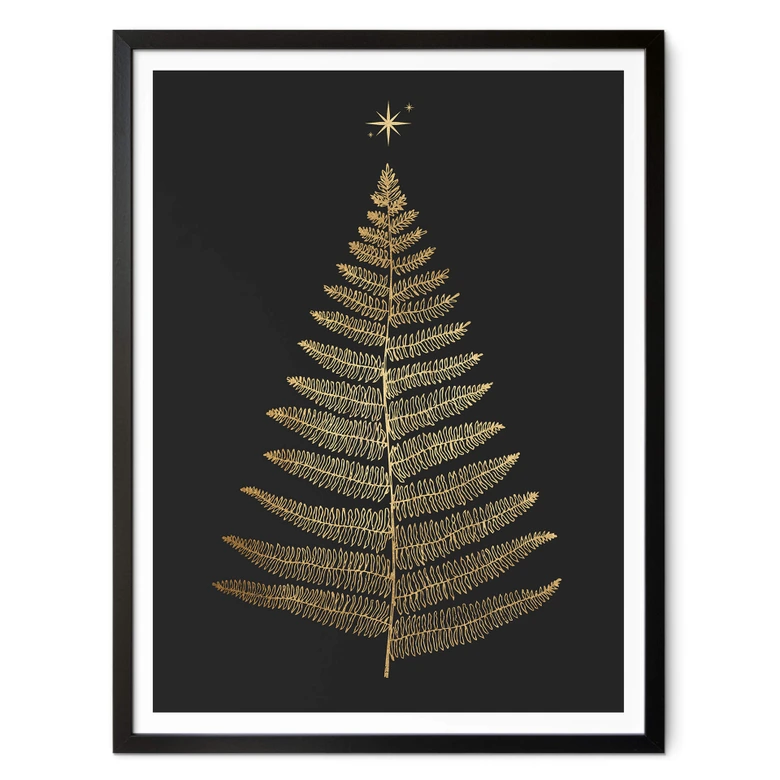 Poster Kubistika - Julnatt 