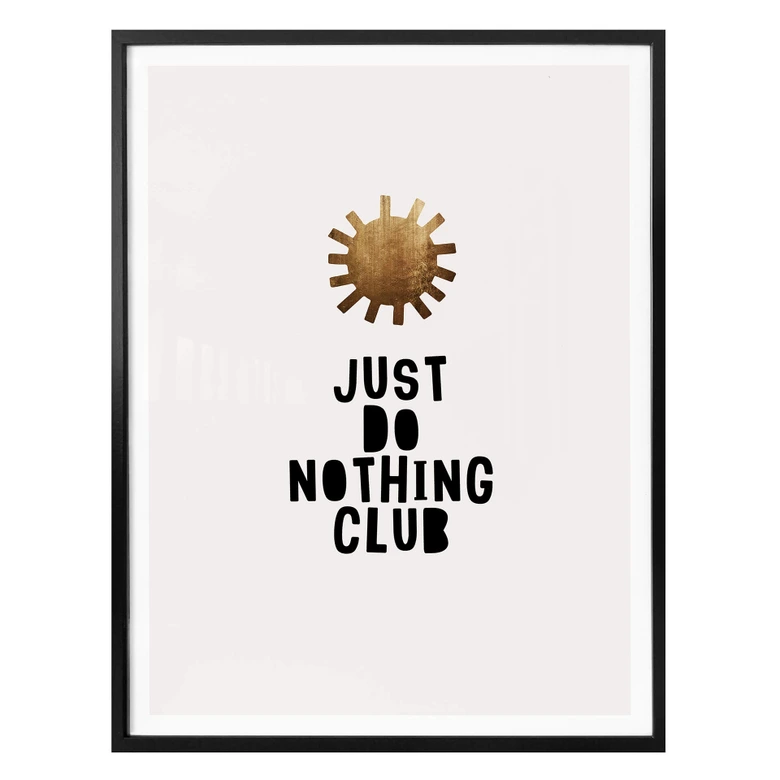 Poster Kubistika - Do Nothing Club 