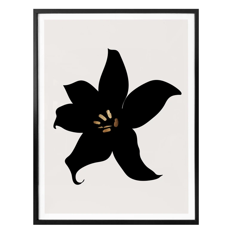 Poster Kubistika - Dark Orchid 