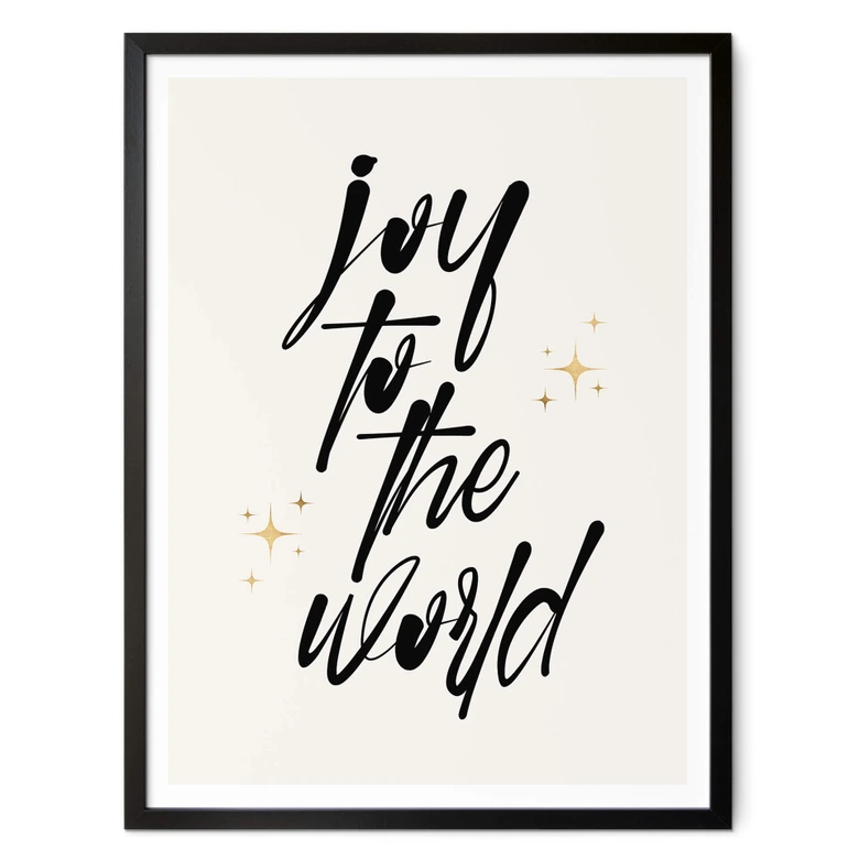 Poster Kubistika - Joy to the world 