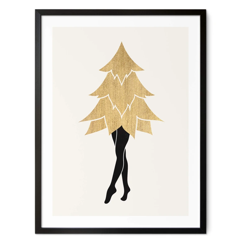 Poster Kubistika - Julens Lady Gaga 
