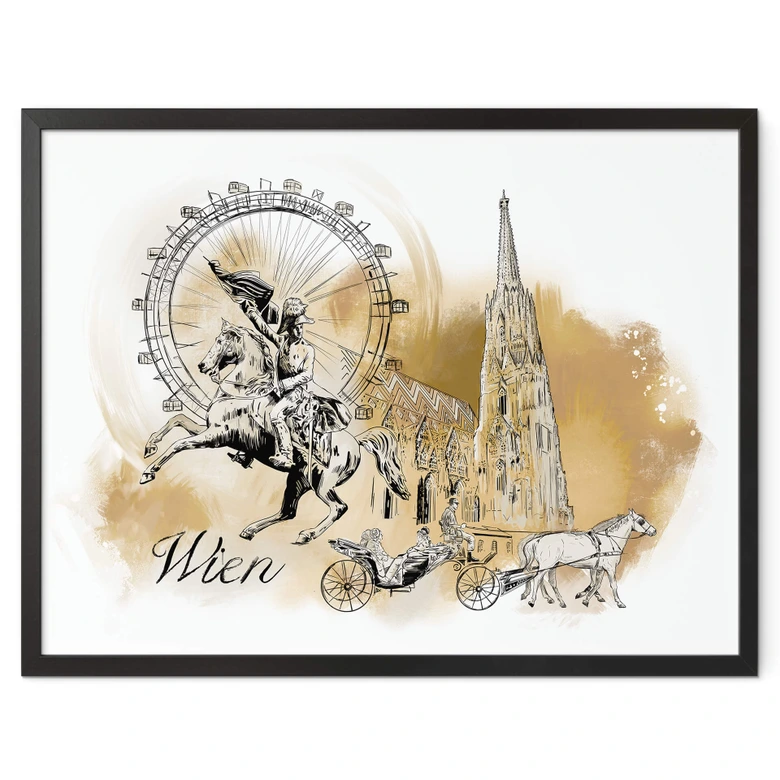 Poster Wien - Älska din stad 