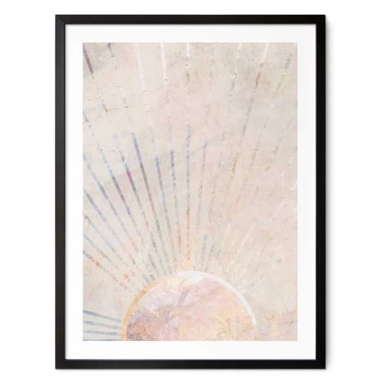 Poster Manovski - Morgendliche Sonnenstrahlen 