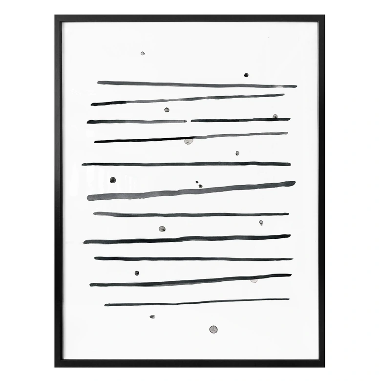 Poster Nouveauprints - Pünktchen und Streifen 