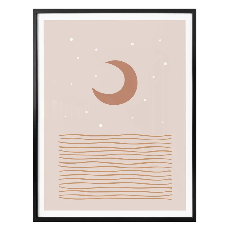 Poster Orara Studio - Rött månsken 