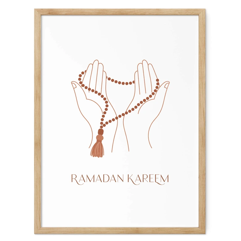 Poster Ramadan Kareem Handen 