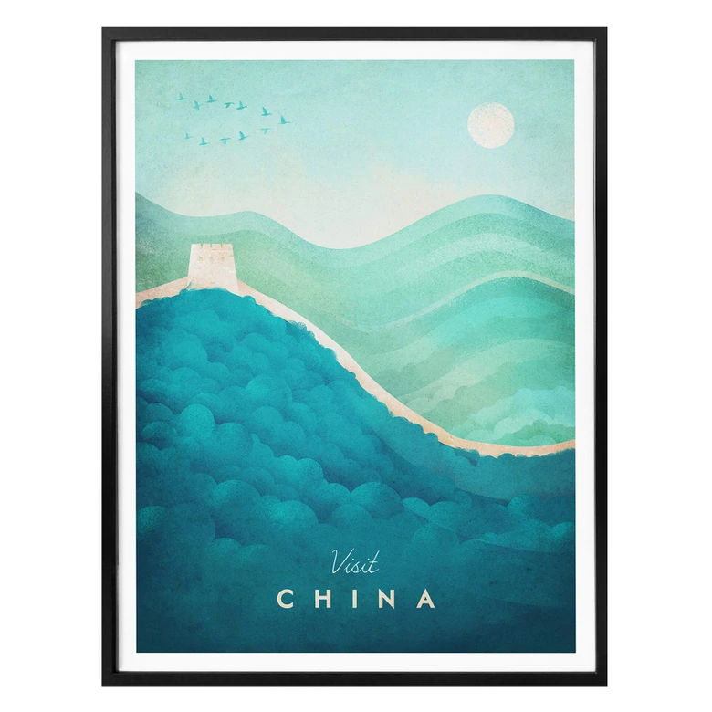 Poster Rivers - China 