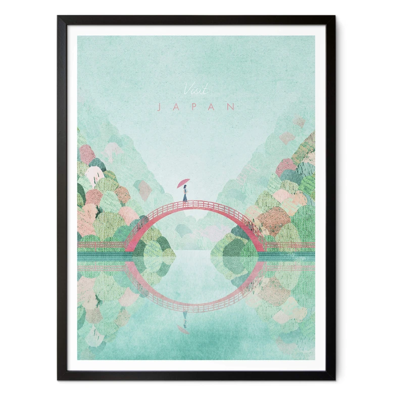 Poster Le Japon au printemps 