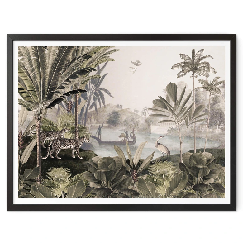 Poster Sir Edward - Landschaft mit Leoparden 