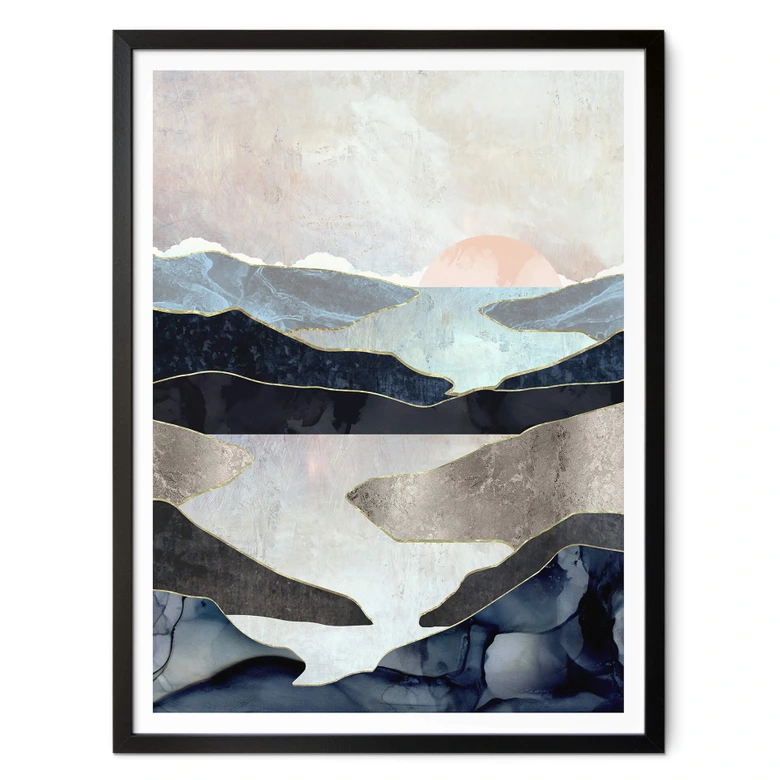 Poster SpaceFrog Designs - Bergsjön 