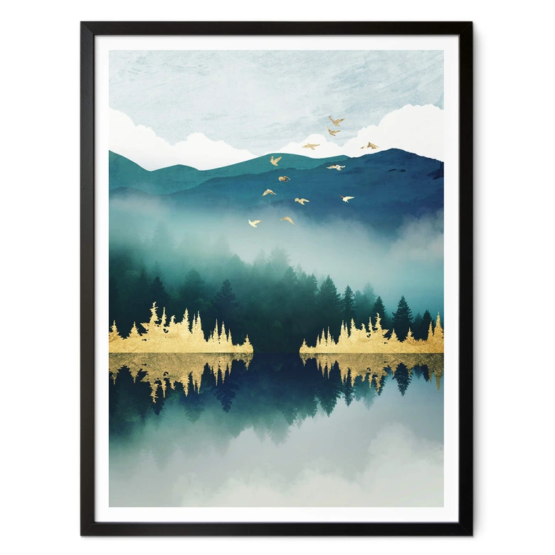Poster SpaceFrog Designs - Morgenruhe 