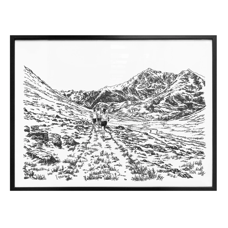 Póster Sparshott - La ruta de senderismo 