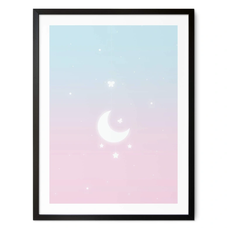 Poster Thai - Mondscheinzauber am Sternenhimmel 