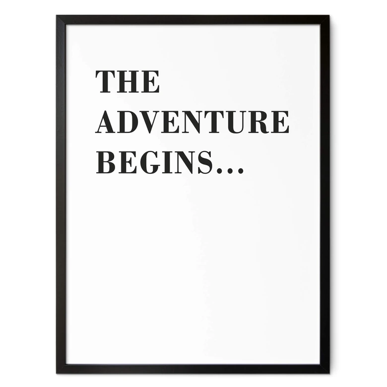 Poster The Adventure Begins 
