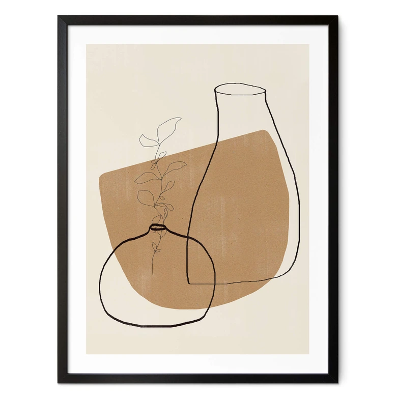 Poster The Miuus Studio - Abstrakte Vasen 