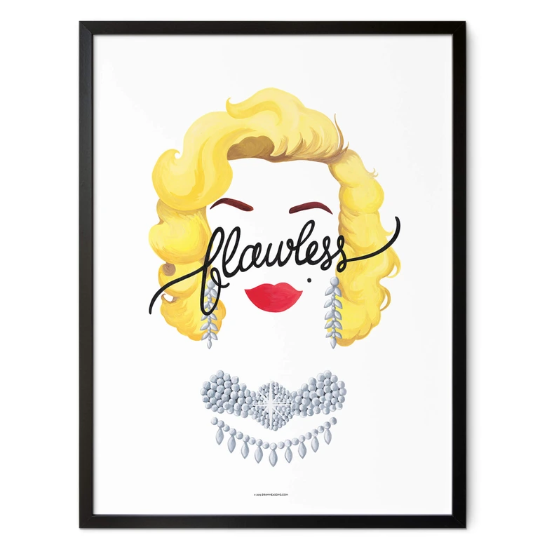 Poster Tohmé - Flawless Marilyn 