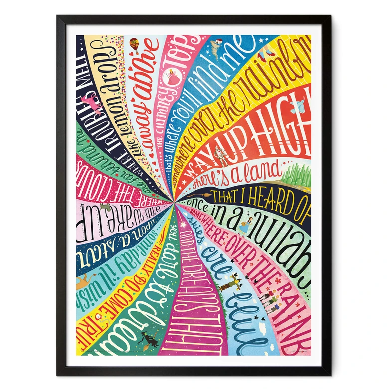 Poster Tohmé - Over the Rainbow 