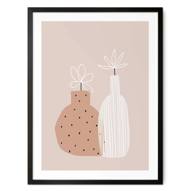 Poster uplusmestudio - Kleine Blumen in der Vase 