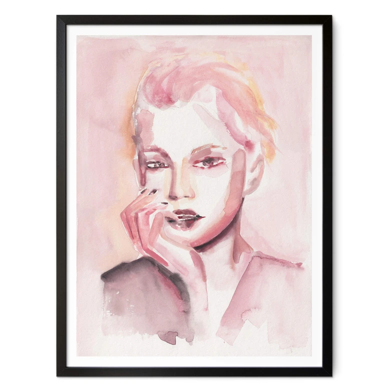 Poster Verbaan - Genom rosiga linser 