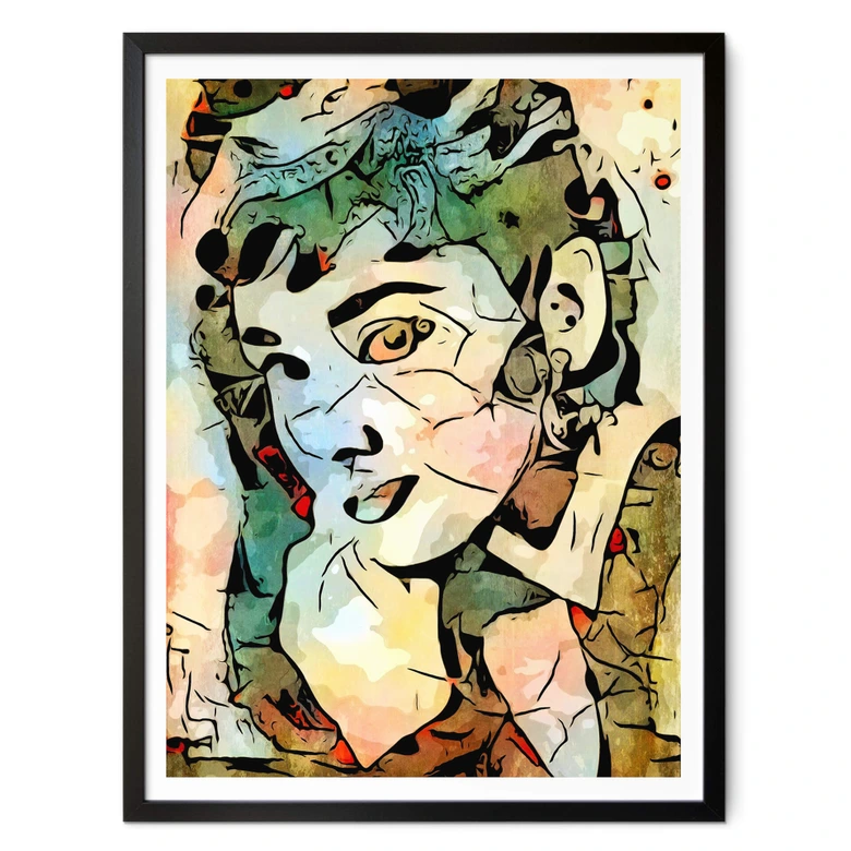Poster Zamart - Hommage an Miro - Audrey Hepburn 