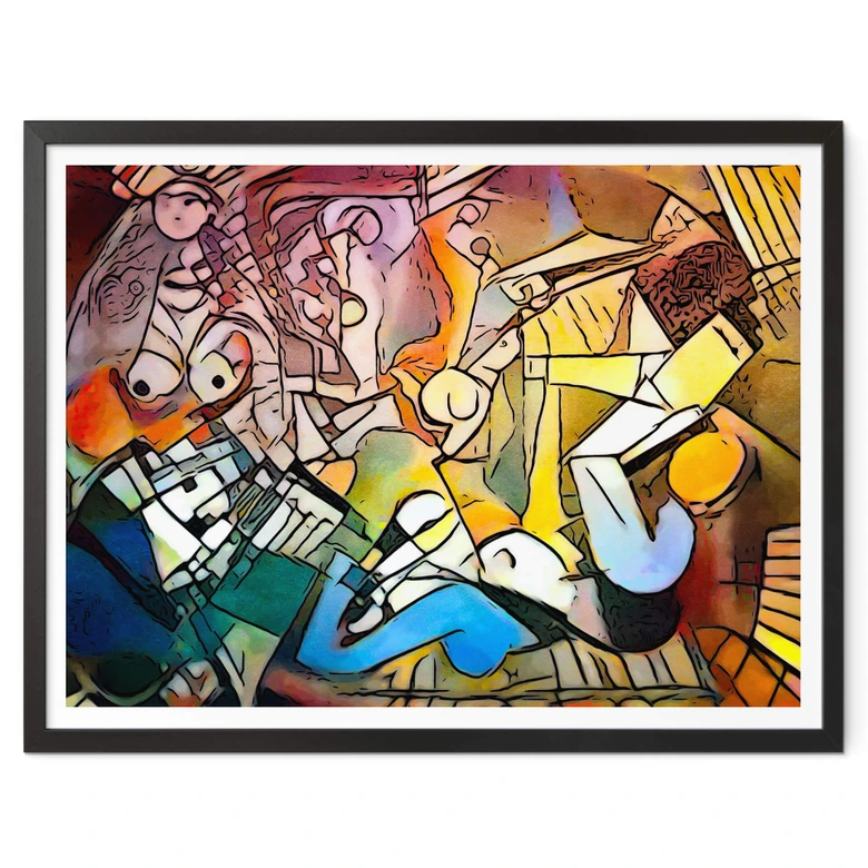 Póster Zamart - Homenaje a Picasso - Las mujeres 